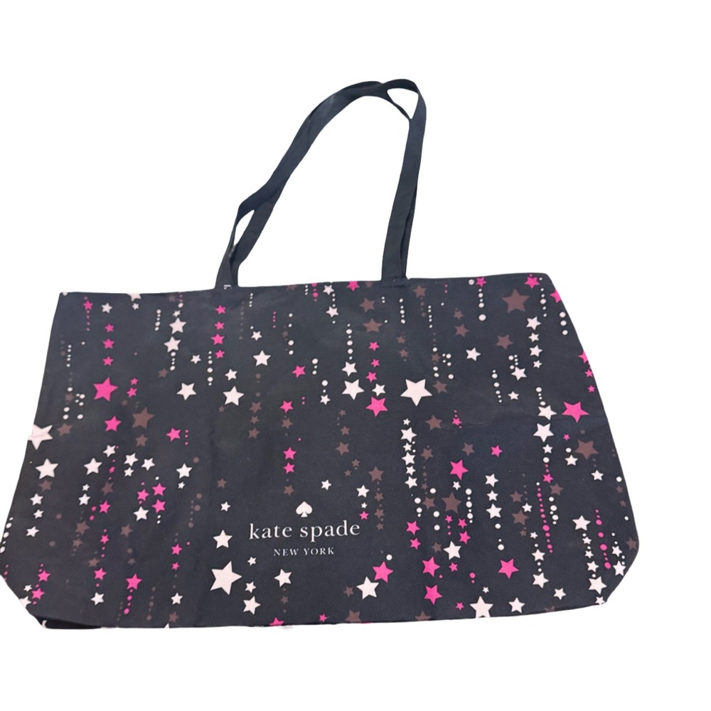 Kate Spade Black and Pink Starry Tote